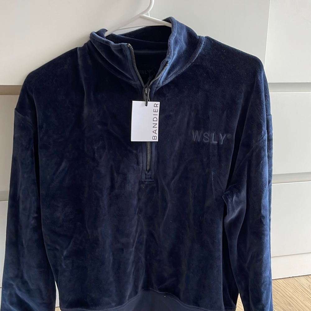 WSLY Eco Plush Half Zip Sweatshirt